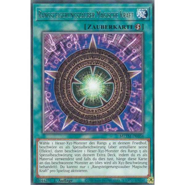 Rangsteigerungszauber magische Kraft MZTM-DE056