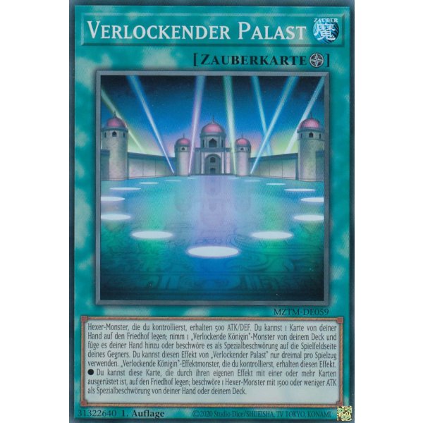 Verlockender Palast MZTM-DE059 (Super Rare)