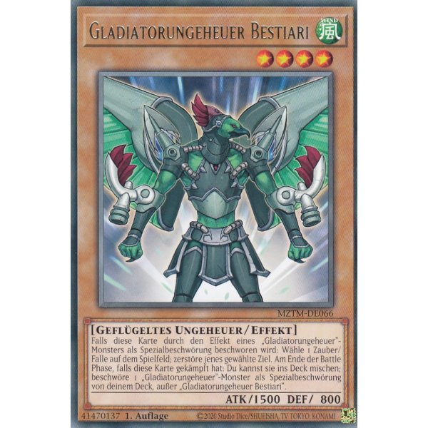 Gladiatorungeheuer Bestiari MZTM-DE066