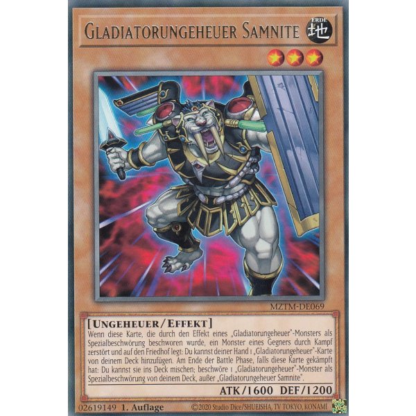 Gladiatorungeheuer Samnite MZTM-DE069