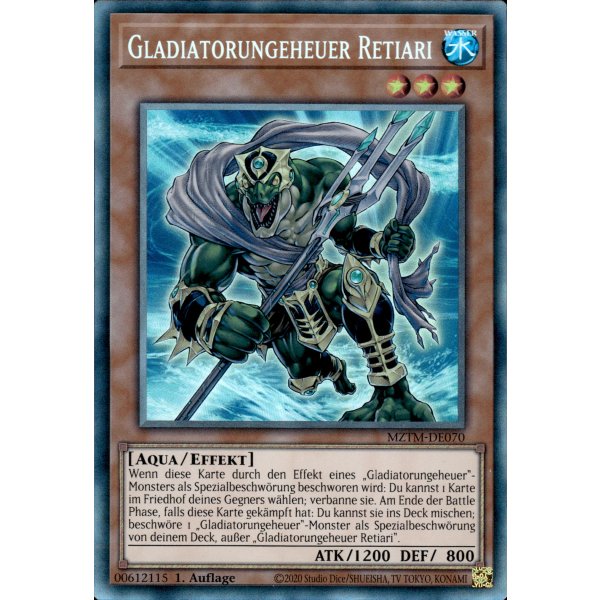 Gladiatorungeheuer Retiari MZTM-DE070 (Collectors Rare)