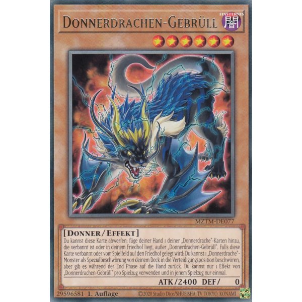 Donnerdrachen-Gebr&uuml;ll MZTM-DE077