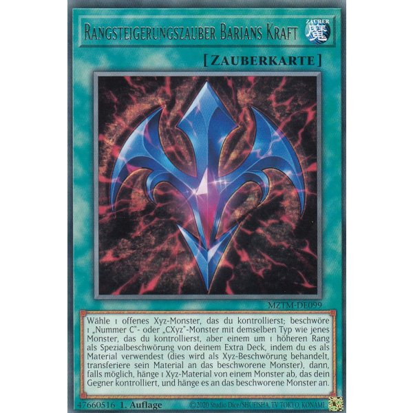 Rangsteigerungszauber Barians Kraft MZTM-DE099