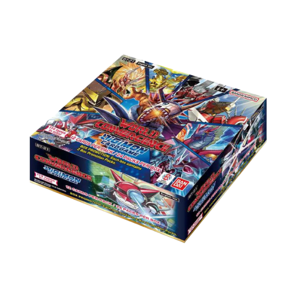 Digimon Card Game - World Convergence BT21 Booster Display (englisch)