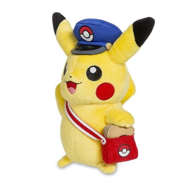 Eilbote Pikachu Pl&uuml;schfigur 19 cm - Pokemon Kuscheltier