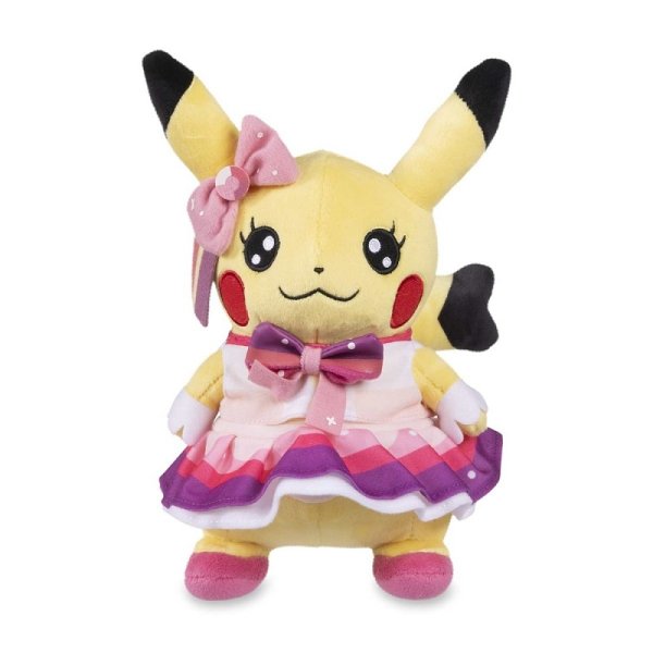Popstar Pikachu Pl&uuml;schfigur 17 cm - Pokemon Kuscheltier