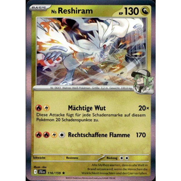 Ns Reshiram 116/159 Holo