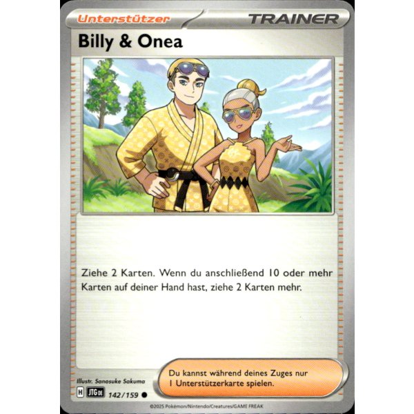 Billy &amp; Onea 142/159