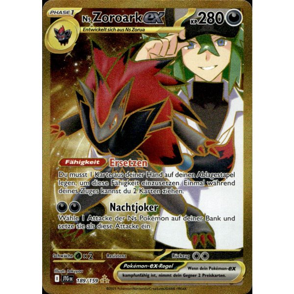 Ns Zoroark-ex 189/159 Hyper Rare