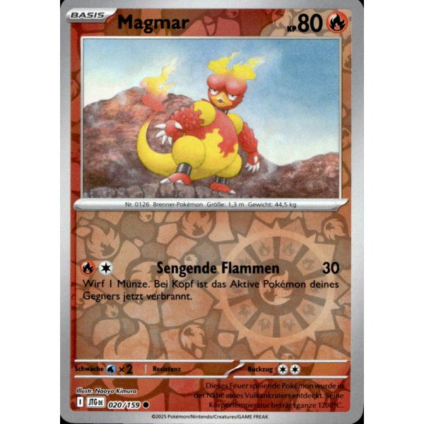 Magmar 020/159 REVERSE HOLO