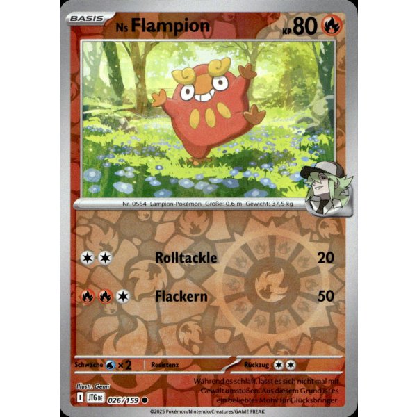 Ns Flampion 026/159 REVERSE HOLO