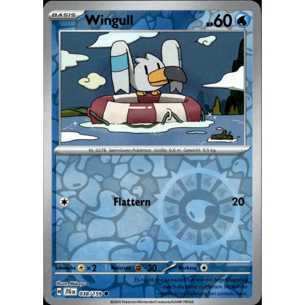 Wingull 038/159 REVERSE HOLO