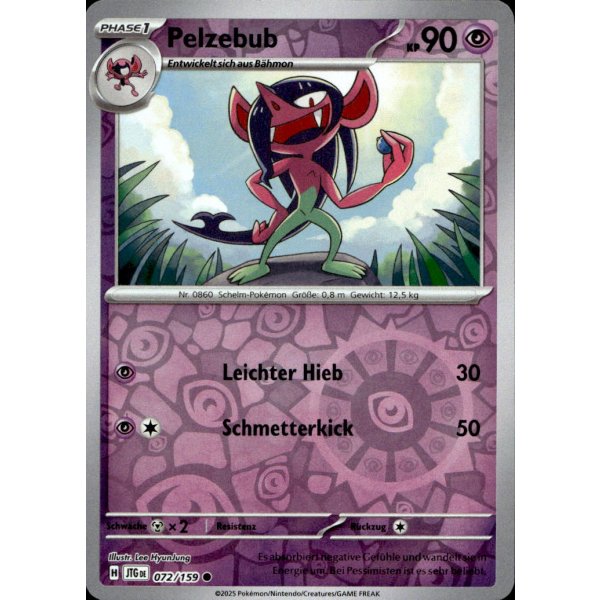 Pelzebub 072/159 REVERSE HOLO