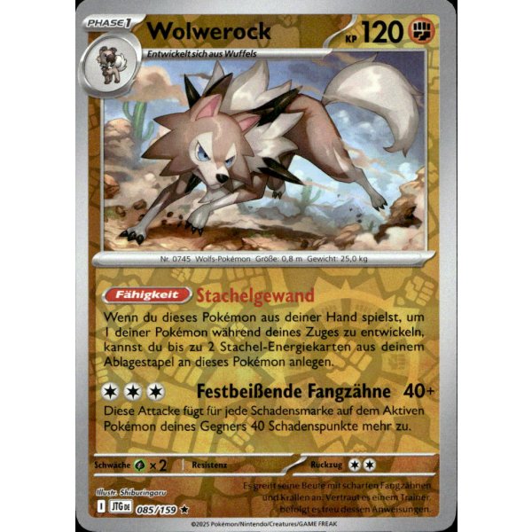Wolwerock 085/159 Holo REVERSE HOLO