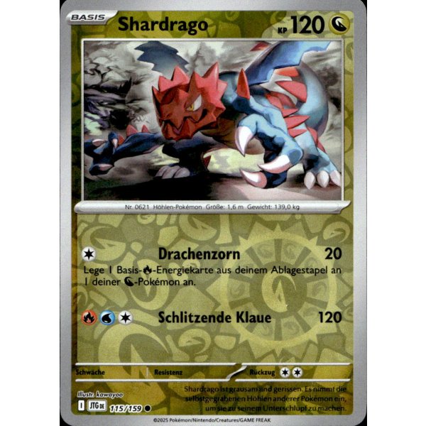 Shardrago 115/159 REVERSE HOLO