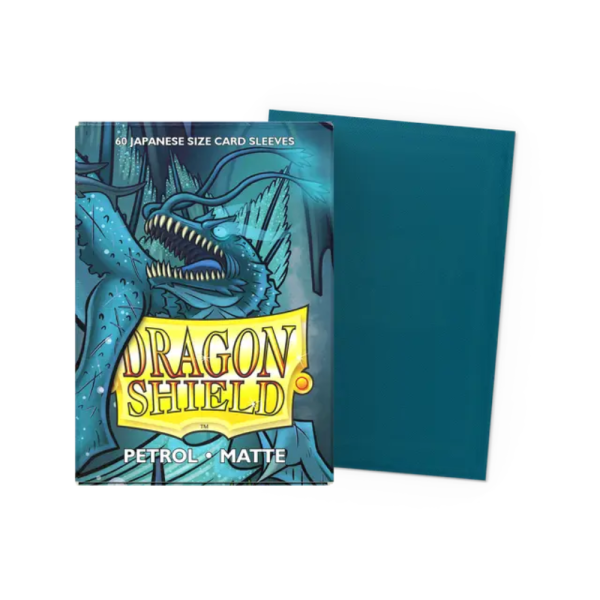 Dragon Shield Japanese Size Sleeves - Petrol (60 Matte Kartenh&uuml;llen)