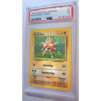1999 POKEMON GERMAN NOCKCHAN - HOLO PSA 5