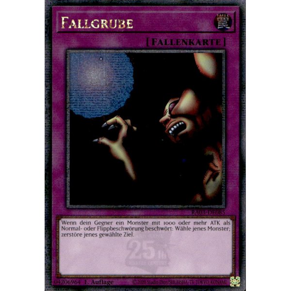 Fallgrube RA03-DE085 (Quarter Century Secret Rare)