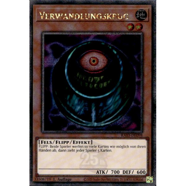 Verwandlungskrug RA03-DE098 (Quarter Century Secret Rare)