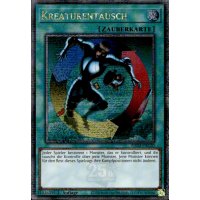 Kreaturentausch RA03-DE120 (Quarter Century Secret Rare)