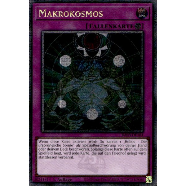 Makrokosmos RA03-DE164 (Quarter Century Secret Rare)