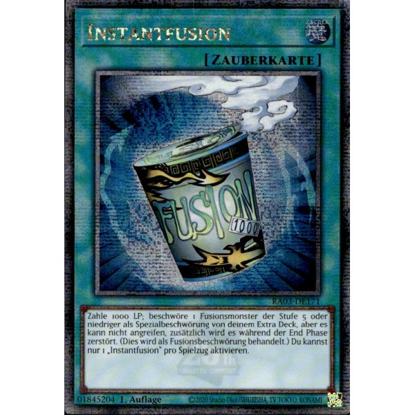 Instantfusion RA03-DE171 (Quarter Century Secret Rare)