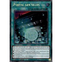 Portal der Sechs RA03-DE229 (Quarter Century Secret Rare)