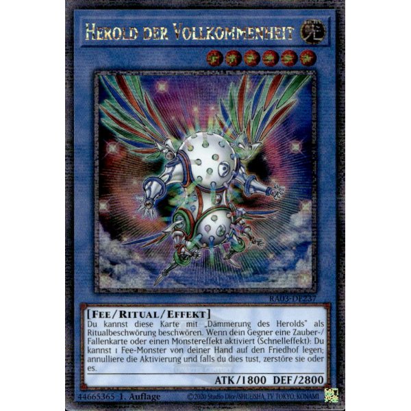 Herold der Vollkommenheit RA03-DE237 (Quarter Century Secret Rare)