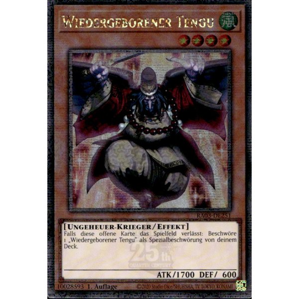 Wiedergeborener Tengu RA03-DE251 (Quarter Century Secret Rare)