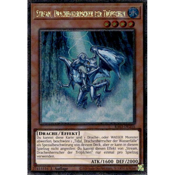 Stream, Drachenherrscher der Tr&ouml;pfchen RA03-DE255 (Quarter Century Secret Rare)