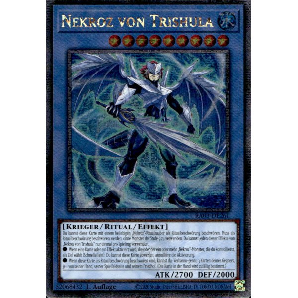 Nekroz von Trishula RA03-DE261 (Quarter Century Secret Rare)