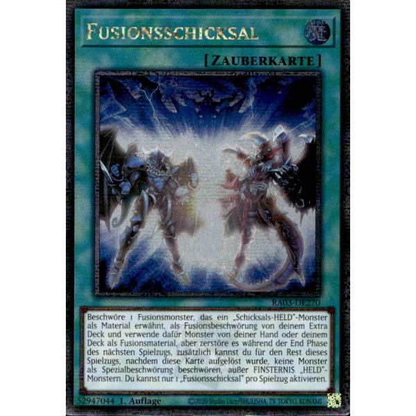 Fusionsschicksal RA03-DE270 (Quarter Century Secret Rare)