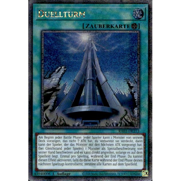 Duellturm RA03-DE273 (Quarter Century Secret Rare)