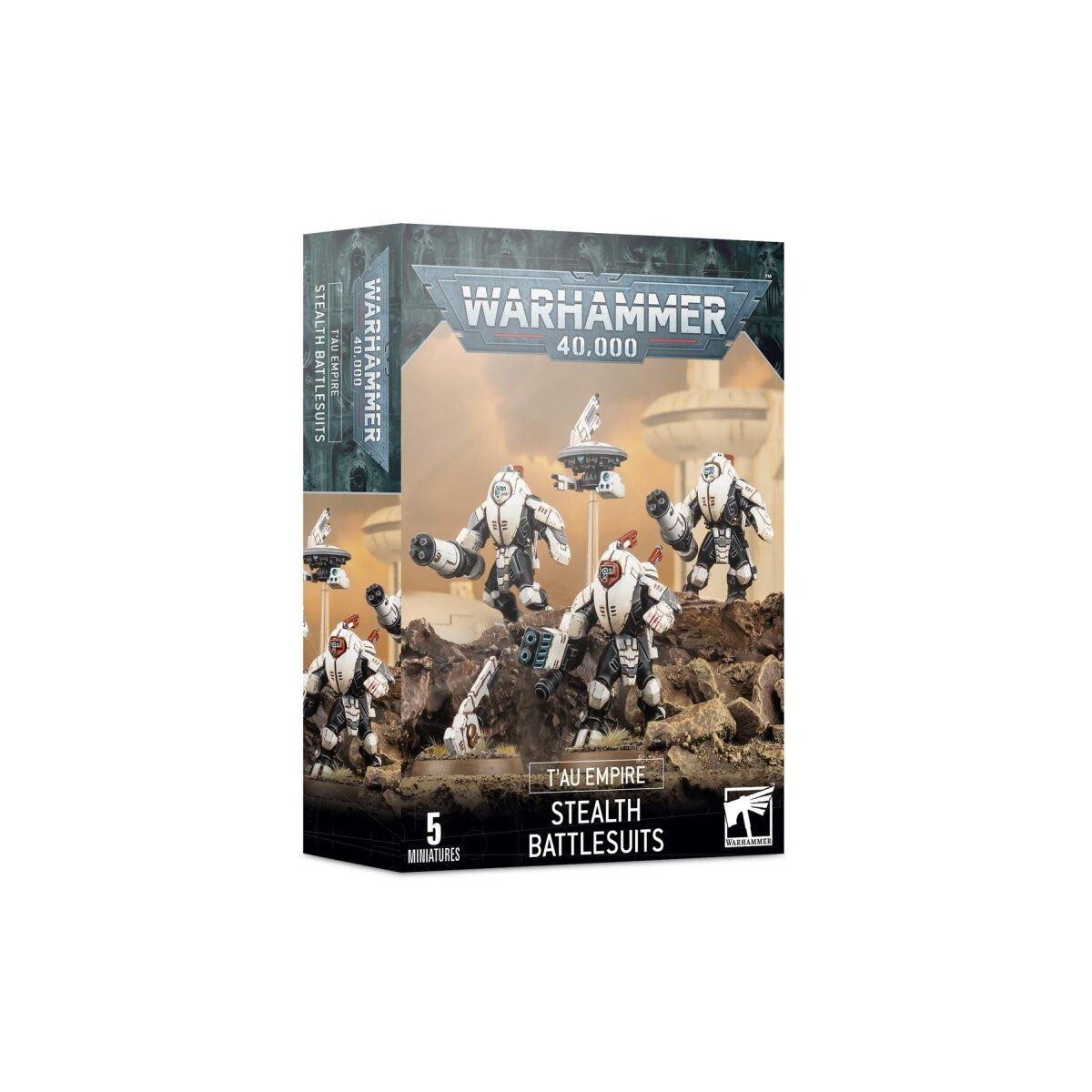 Warhammer 40K Tau Empire - Escouade De Stealth Battlesuits XV25