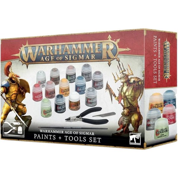 Warhammer Age of Sigmar Paints + Tools (80-17)