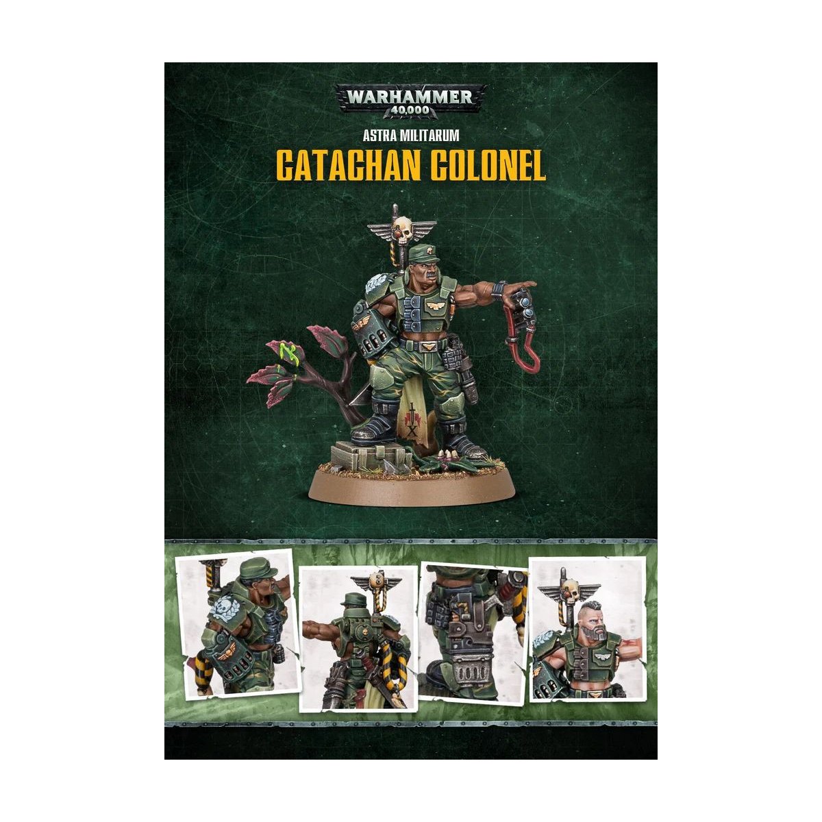 40.000 Astra Militarum Catachan Colonel LIMITED EDITION (47-90