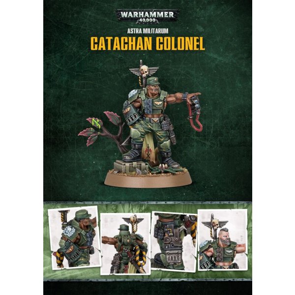 Warhammer 40.000 Astra Militarum Catachan Colonel LIMITED EDITION (47-90)