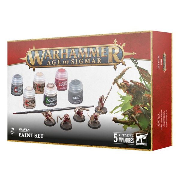 Warhammer Age of Sigmar: Skaven Paint Set (60-09)