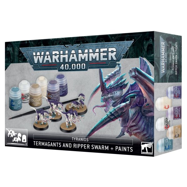Warhammer 40.000 Termagants and Ripper Swarm + Paints (60-13)