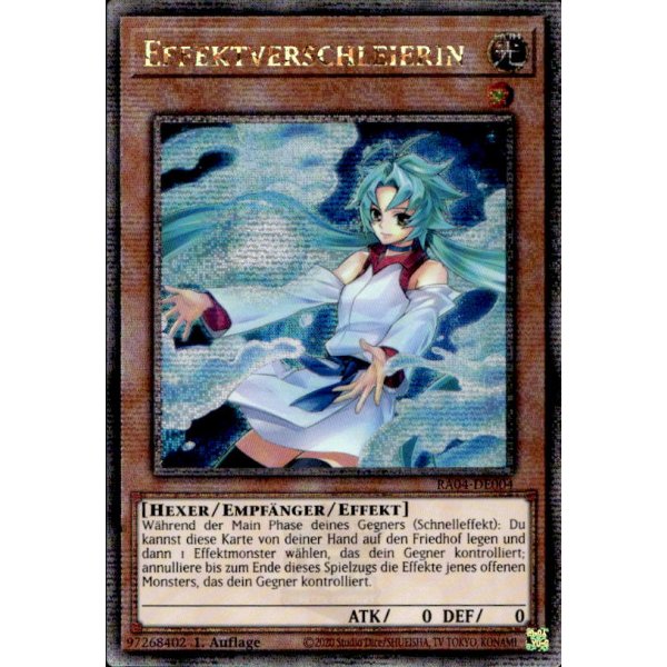Effektverschleierin RA04-DE004 (Quarter Century Secret Rare)