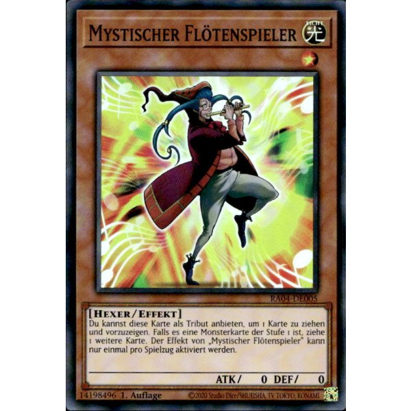 Mystischer Fl&ouml;tenspieler RA04-DE005 (Super Rare)