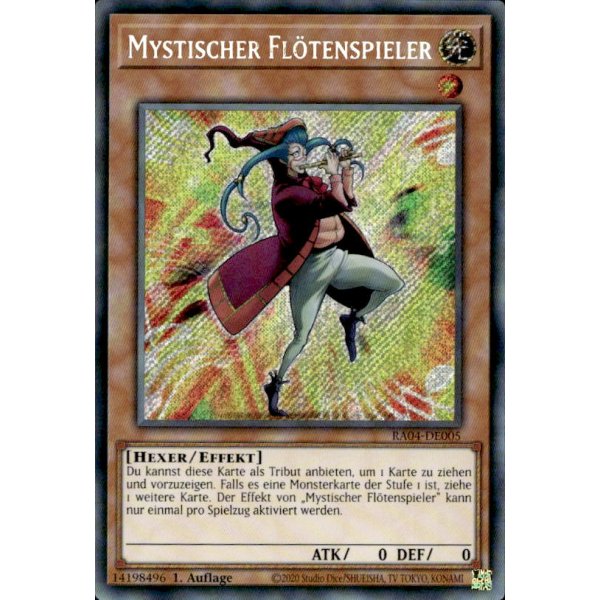 Mystischer Fl&ouml;tenspieler RA04-DE005 (Secret Rare)