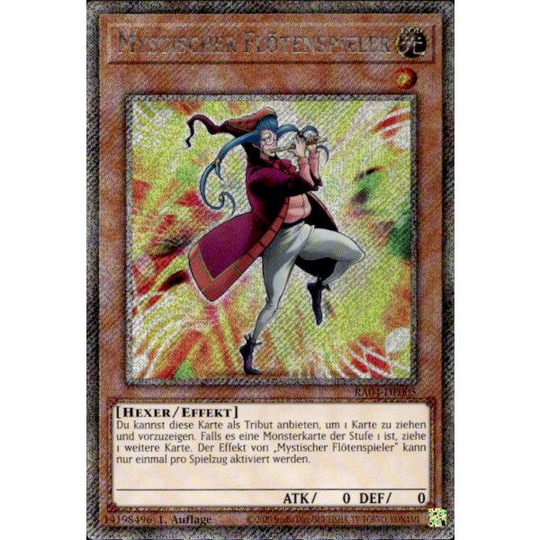 Mystischer Fl&ouml;tenspieler RA04-DE005 (Platinum Secret Rare)