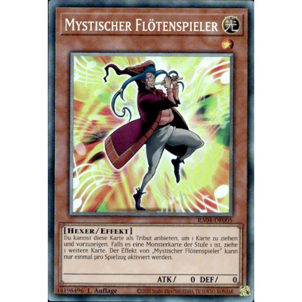 Mystischer Fl&ouml;tenspieler RA04-DE005 (Collectors Rare)