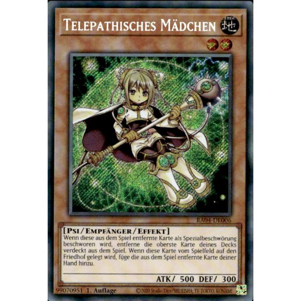 Telepathisches M&auml;dchen RA04-DE006 (Secret Rare)