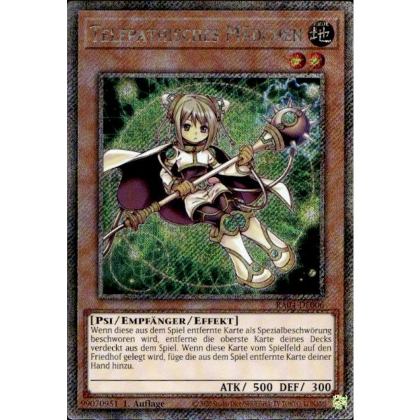 Telepathisches M&auml;dchen RA04-DE006 (Platinum Secret Rare)