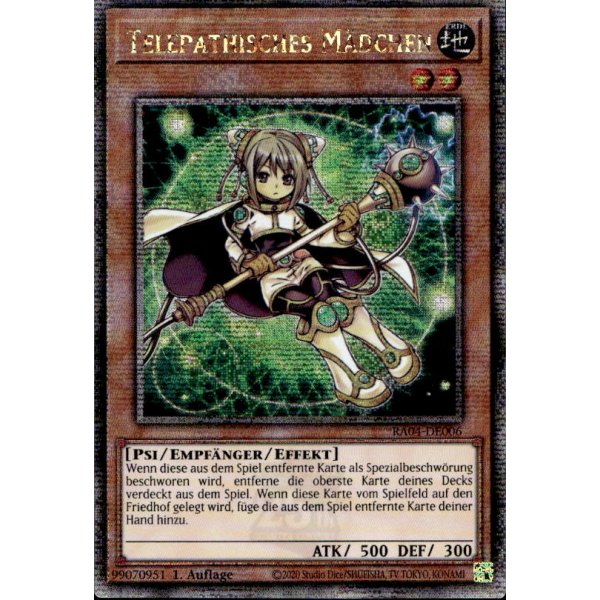 Telepathisches M&auml;dchen RA04-DE006 (Quarter Century Secret Rare)