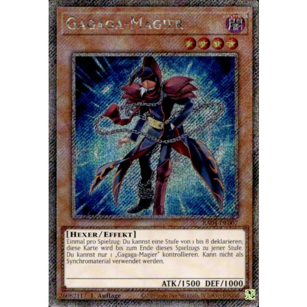 Gagaga-Magier RA04-DE007 (Platinum Secret Rare)