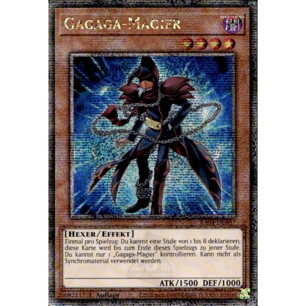 Gagaga-Magier RA04-DE007 (Quarter Century Secret Rare)