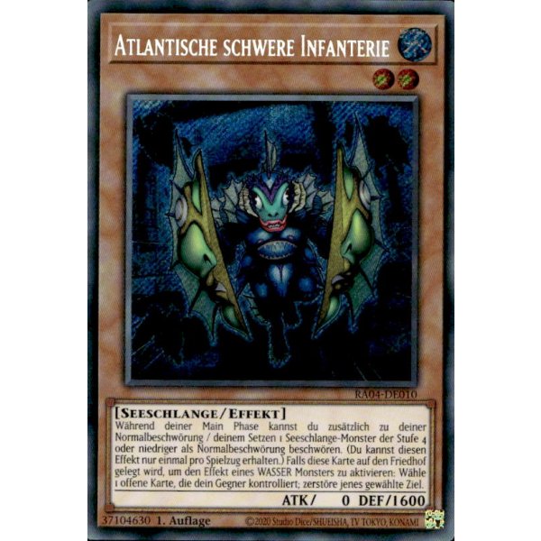 Atlantische schwere Infanterie RA04-DE010 (Secret Rare)